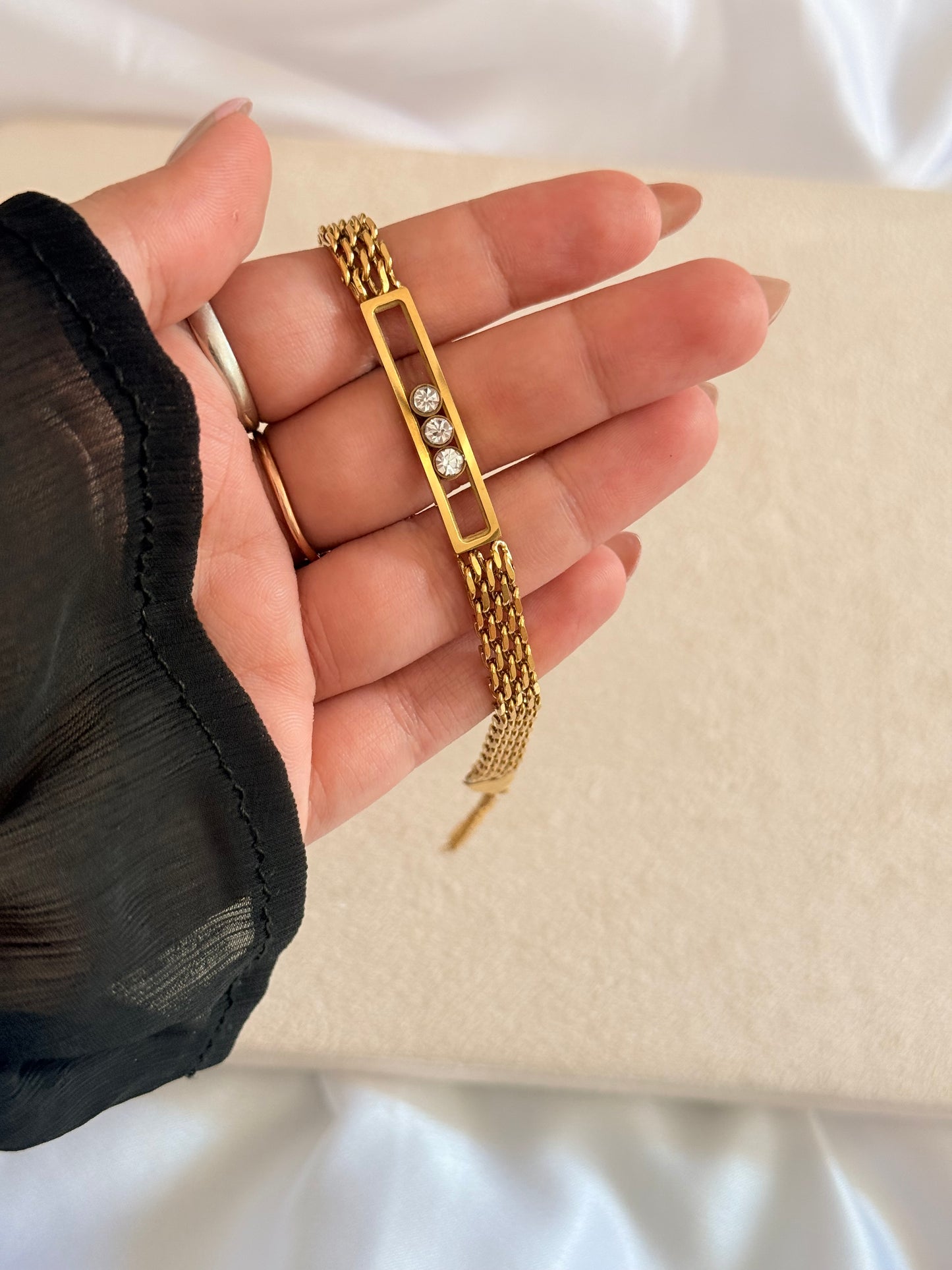 Golden Glamour Unisex Bracelet