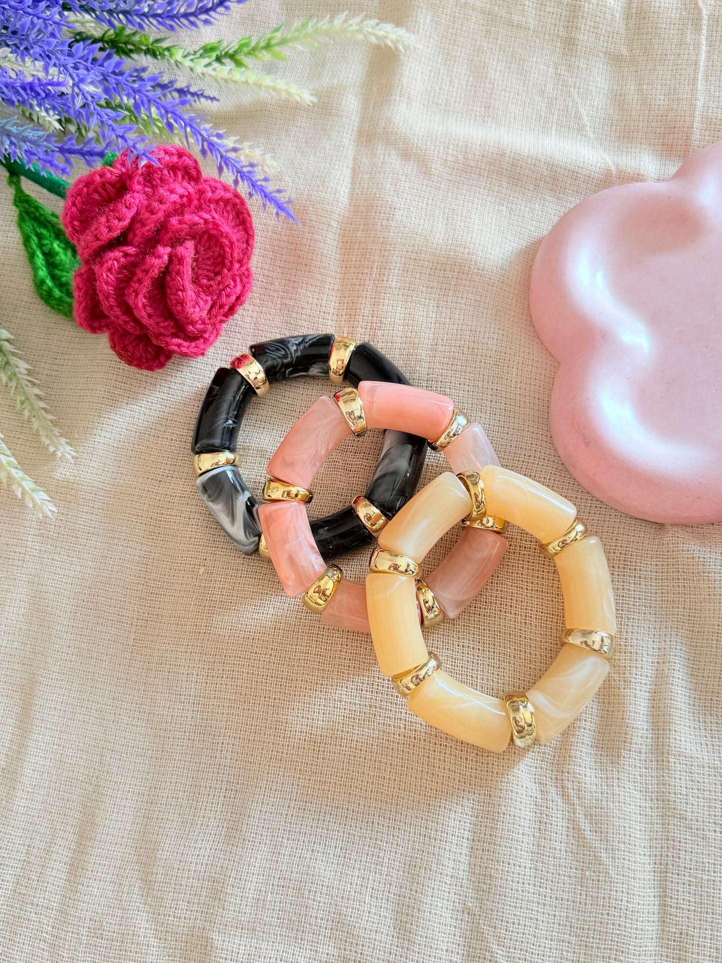 Retro acrylic bracelet