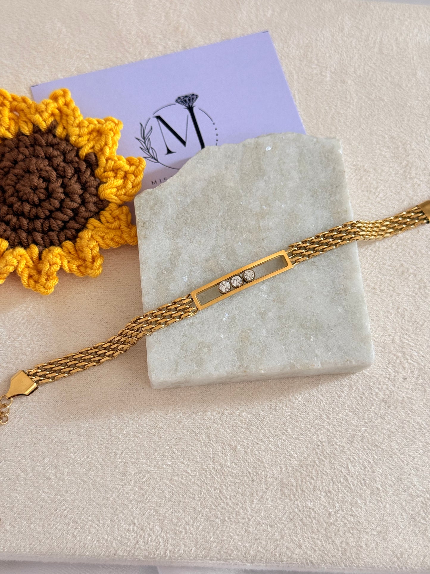 Golden Glamour Unisex Bracelet