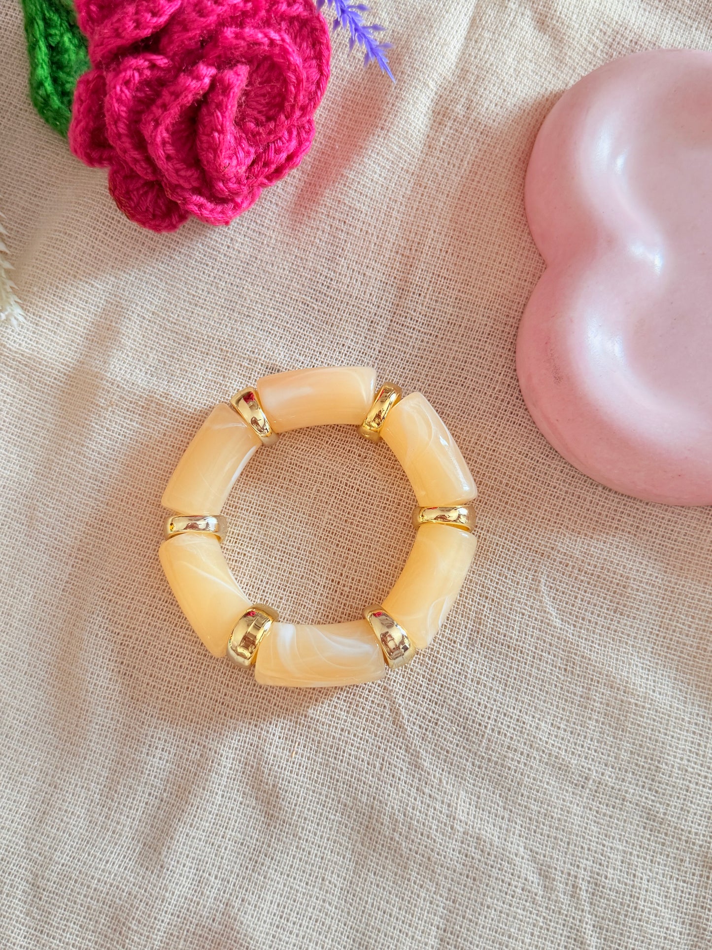 Retro acrylic bracelet