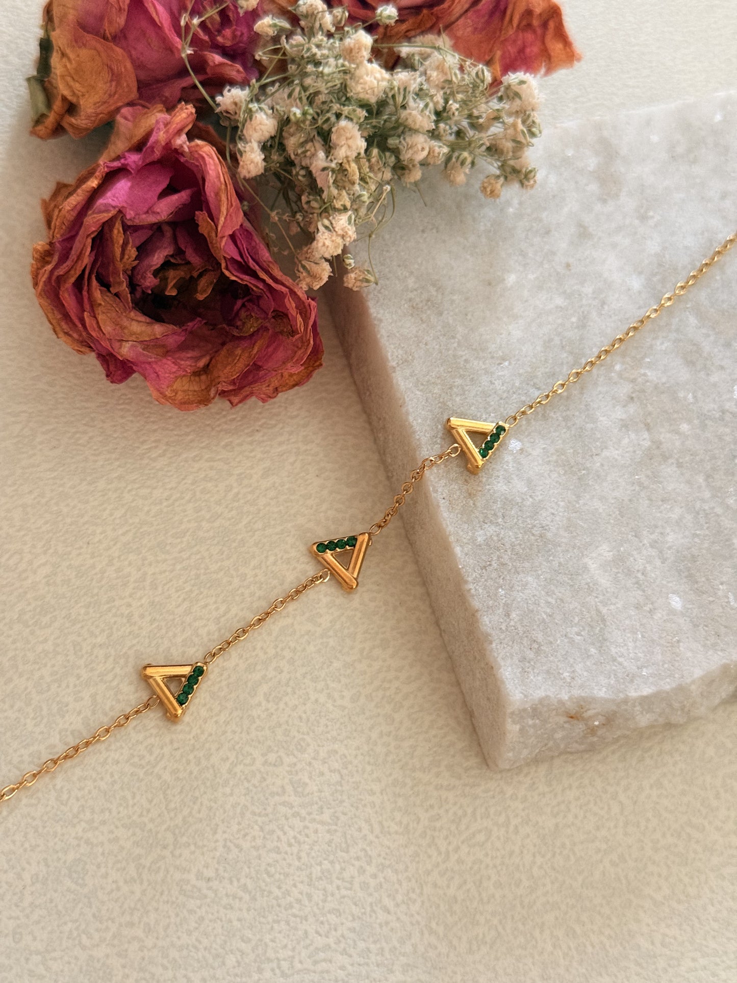 Triangle Trio Delight Bangle