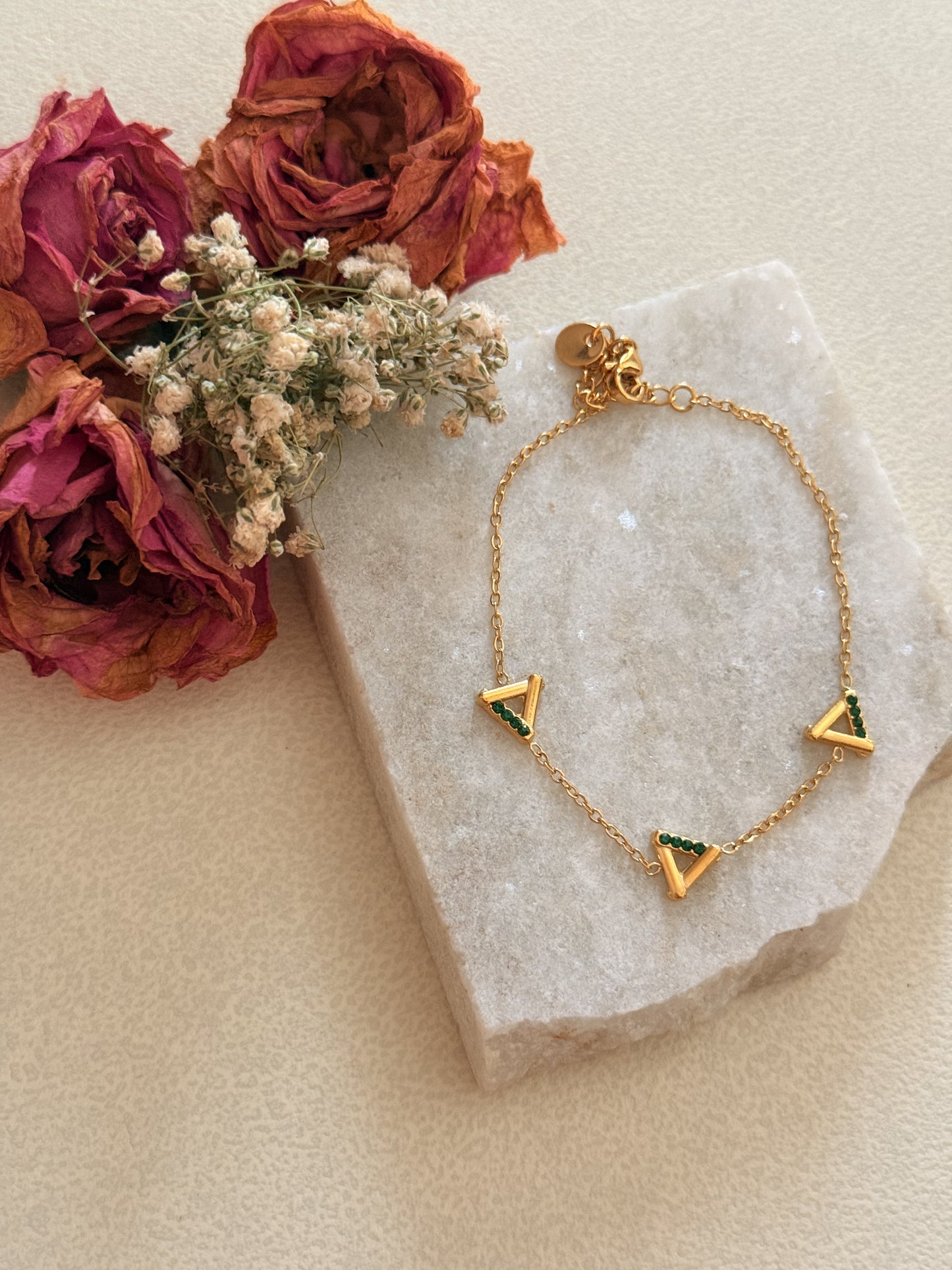 Triangle Trio Delight Bangle