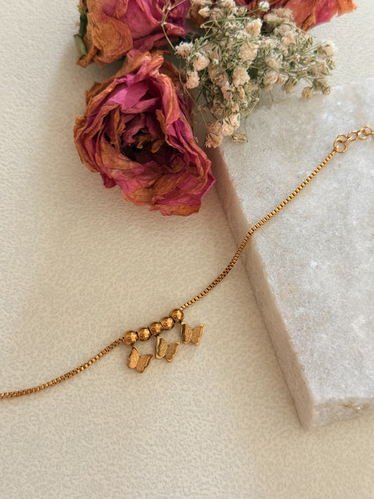 Butterfly Charm Bracelet