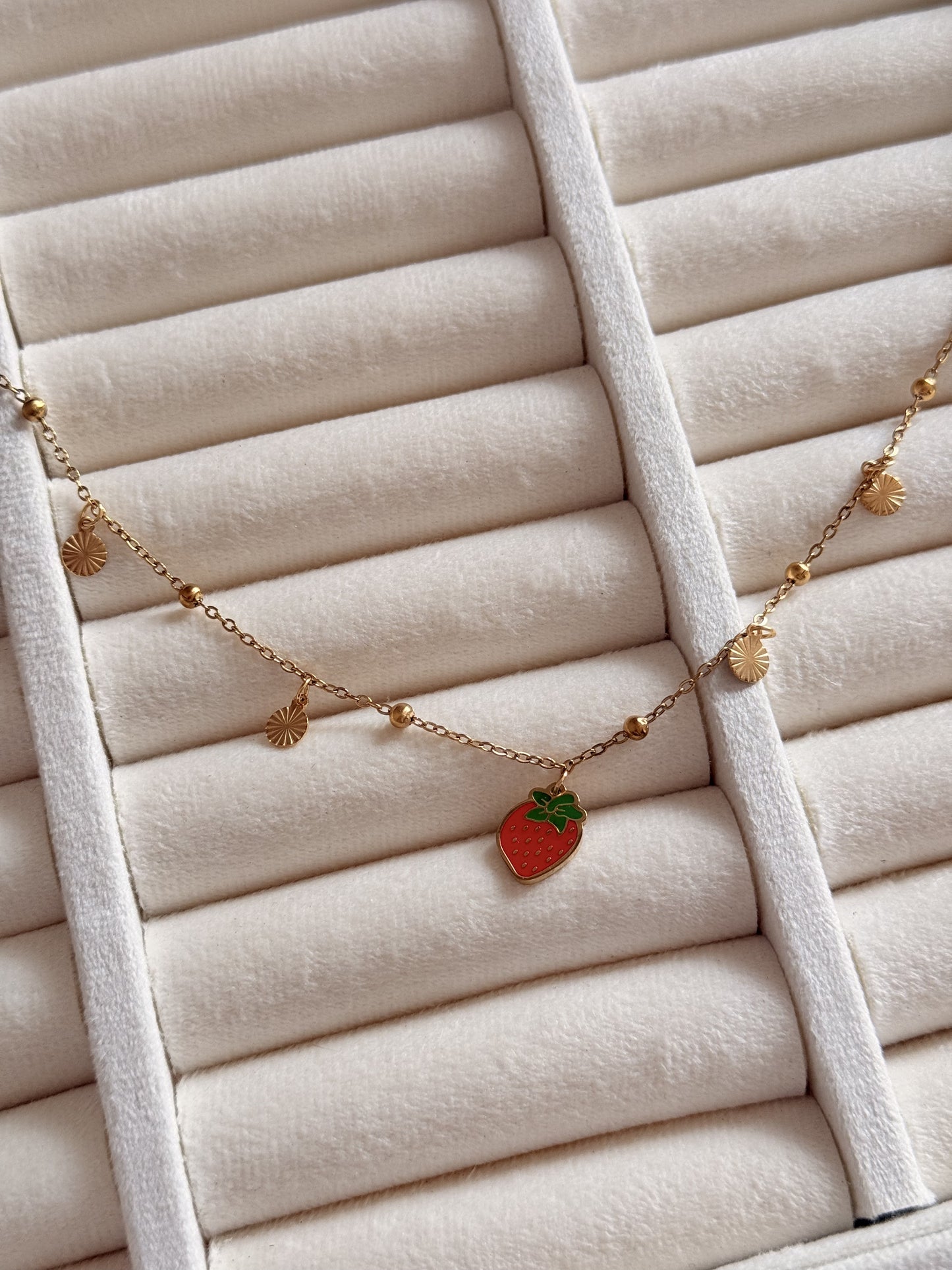 Strawberry Anklet