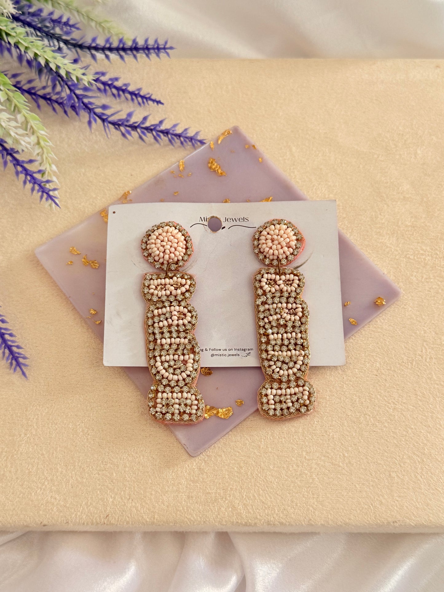 Bride Beaded earrings