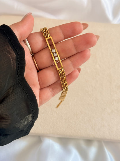 Golden Glamour Unisex Bracelet