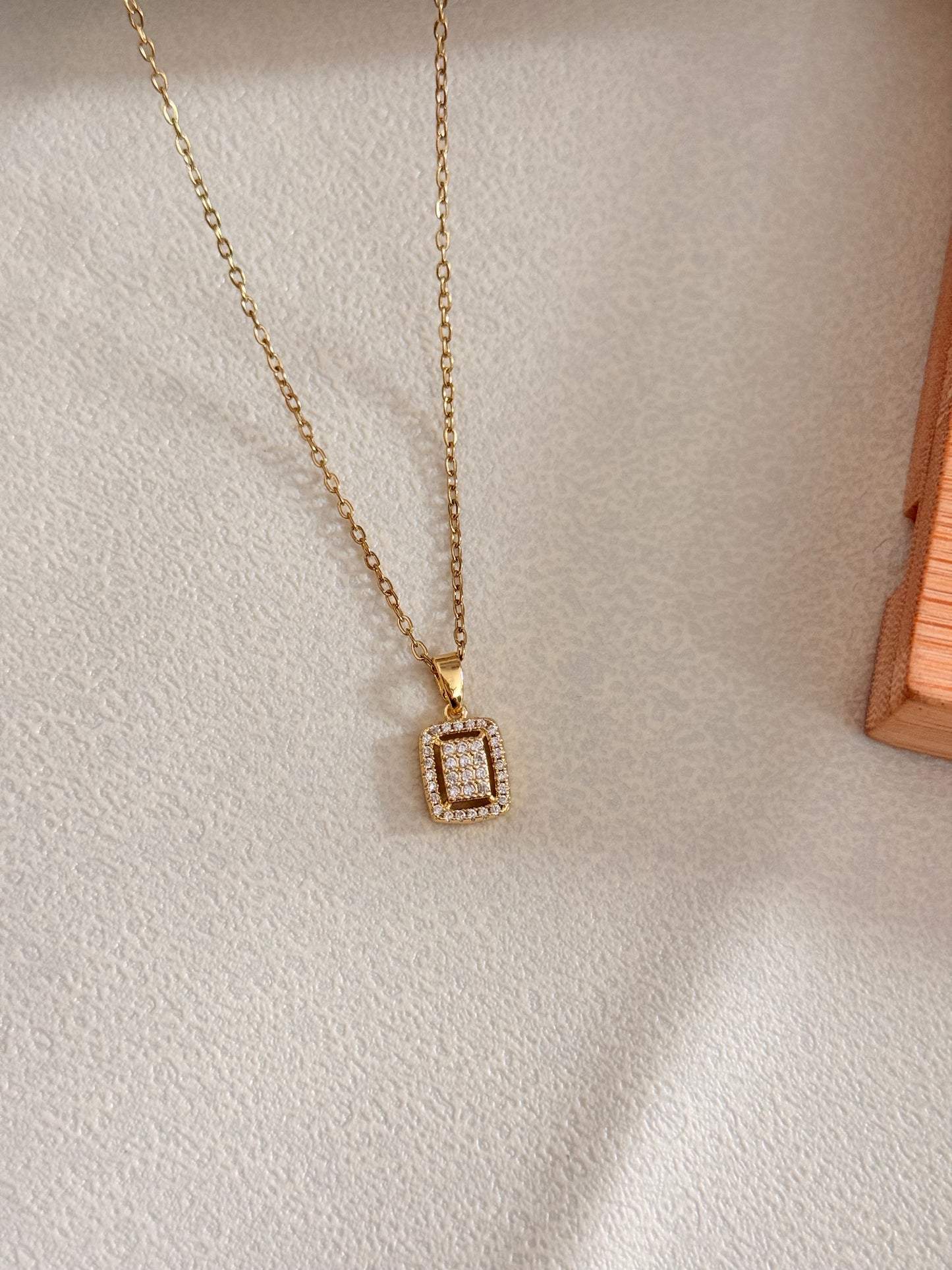 Radiant Square Necklace