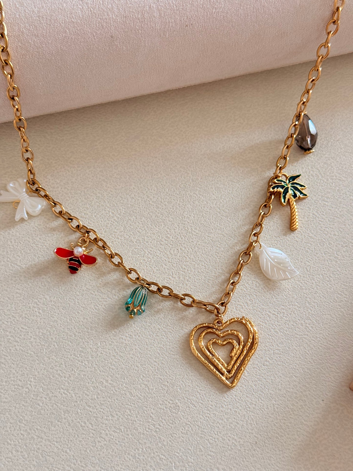 Multiple charm Necklace