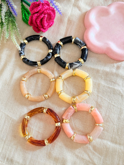 Retro acrylic bracelet