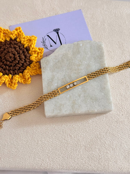 Golden Glamour Unisex Bracelet