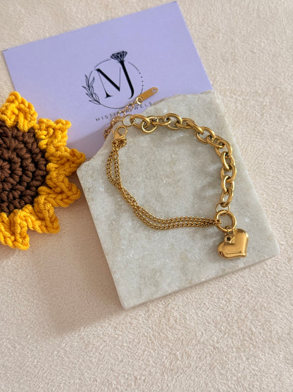 Heart link Bracelet