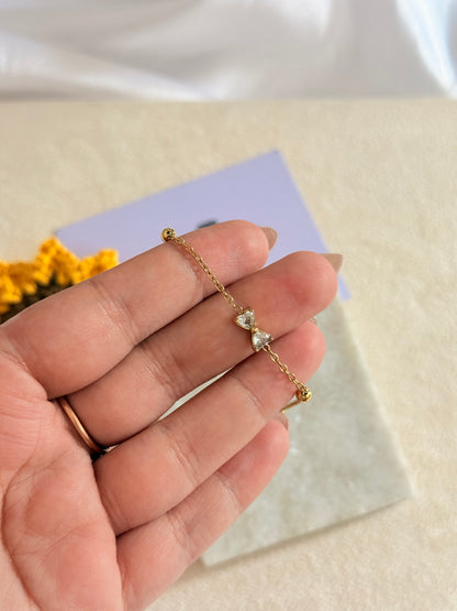 Minimal Bow Bracelet