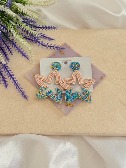 Star Beaded earrings