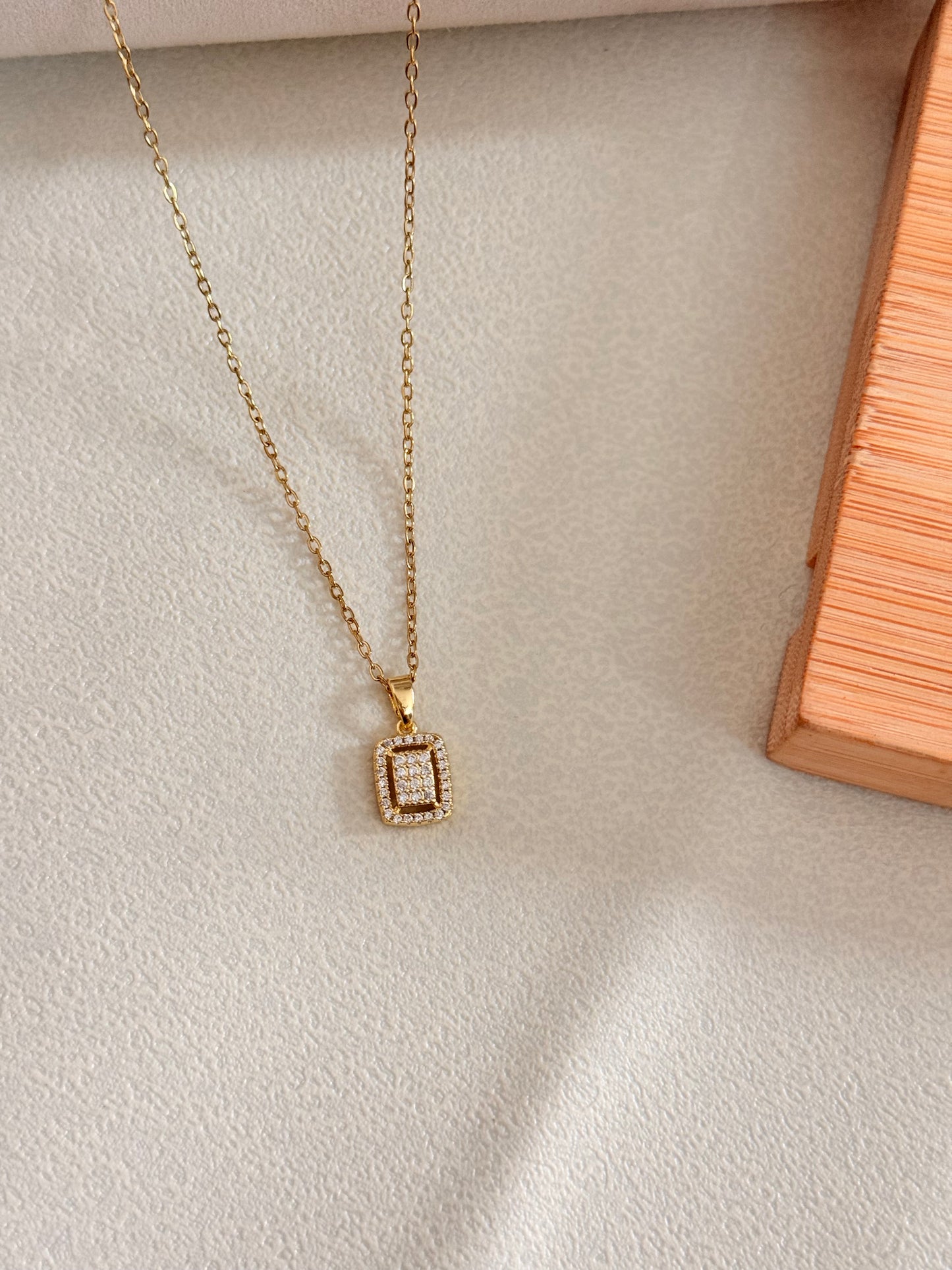 Radiant Square Necklace