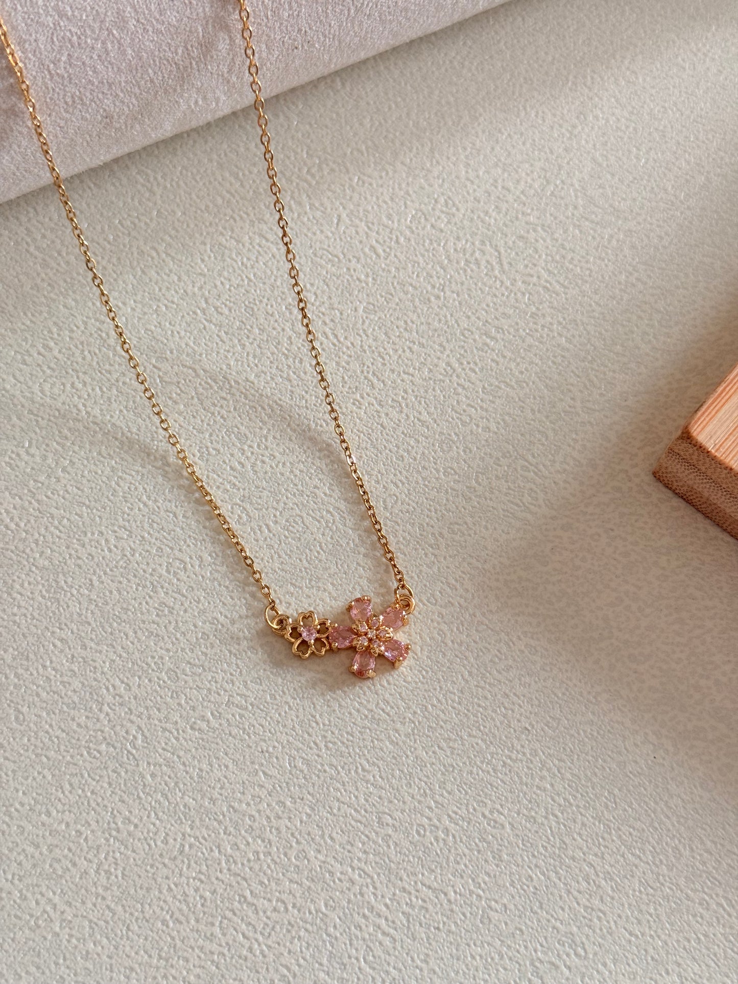 Pink Floral Pendant