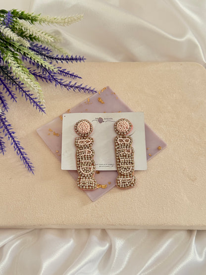 Bride Beaded earrings