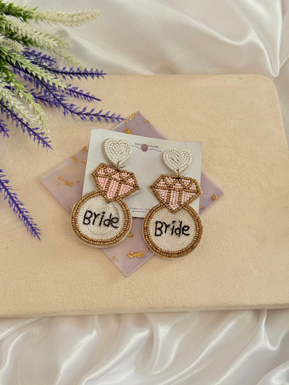 Bride Beaded earrings
