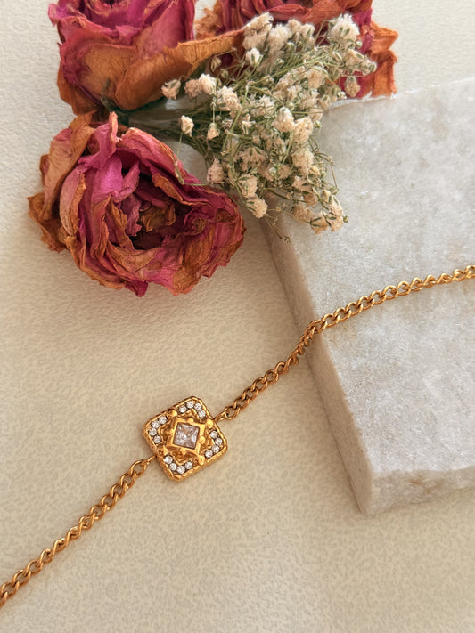 Golden Glitter Bracelet