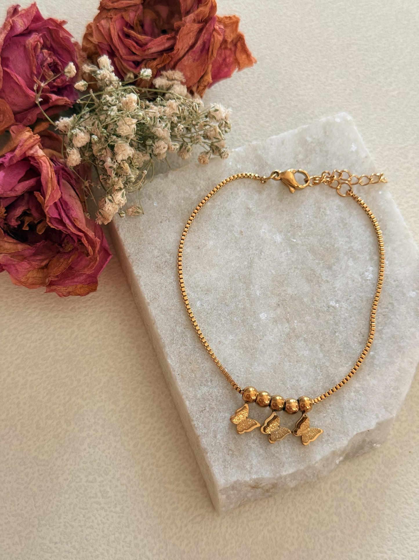 Butterfly Charm Bracelet